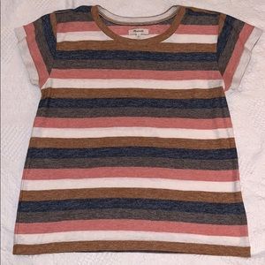 Madewell striped short sleeve tshirt